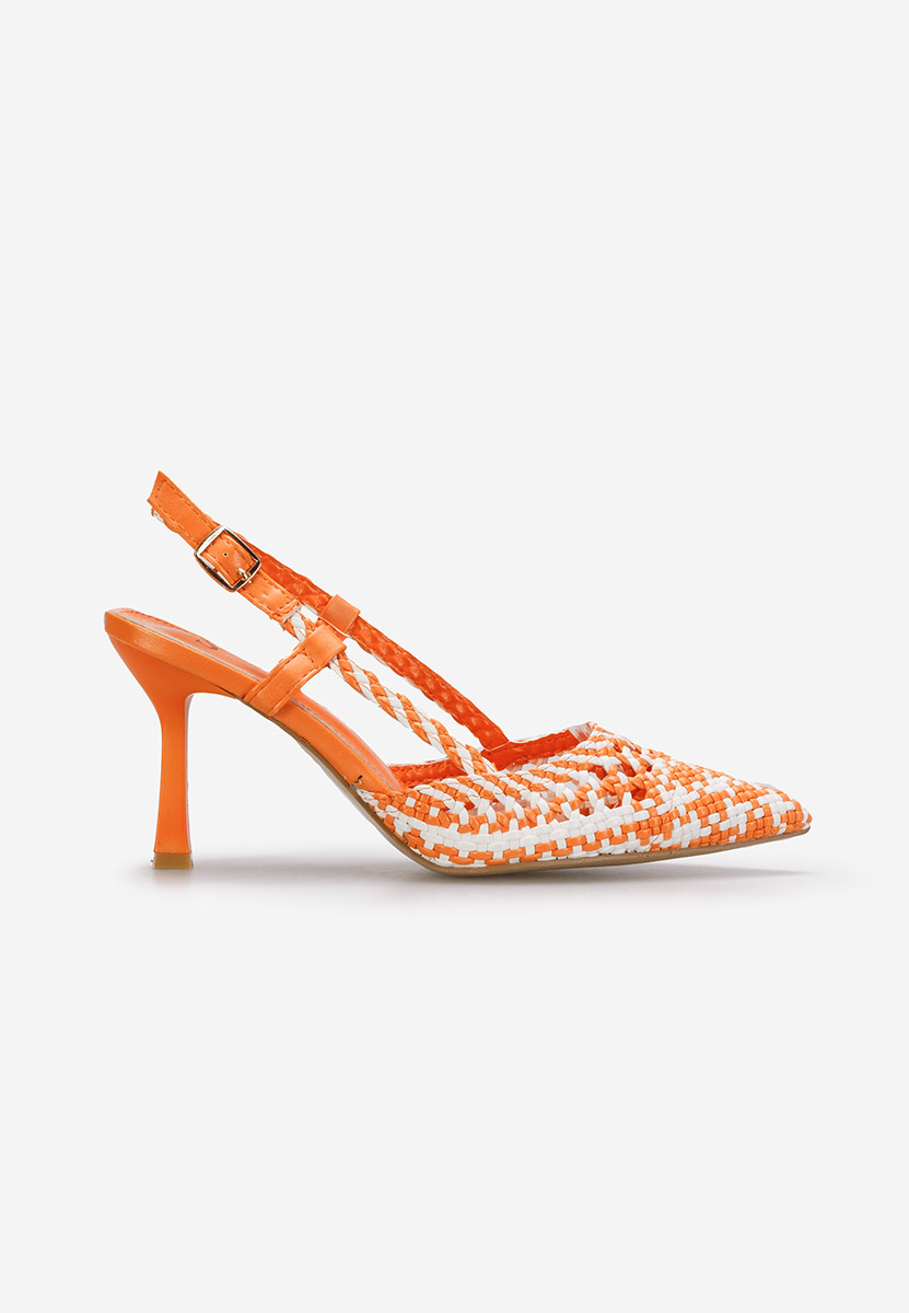 Décolleté Slingback Heliosa arancioni