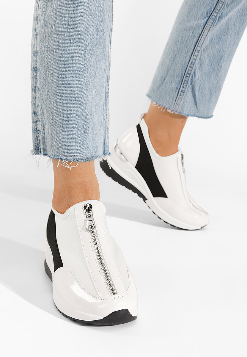 Sneakers con zeppa Dollie bianchi