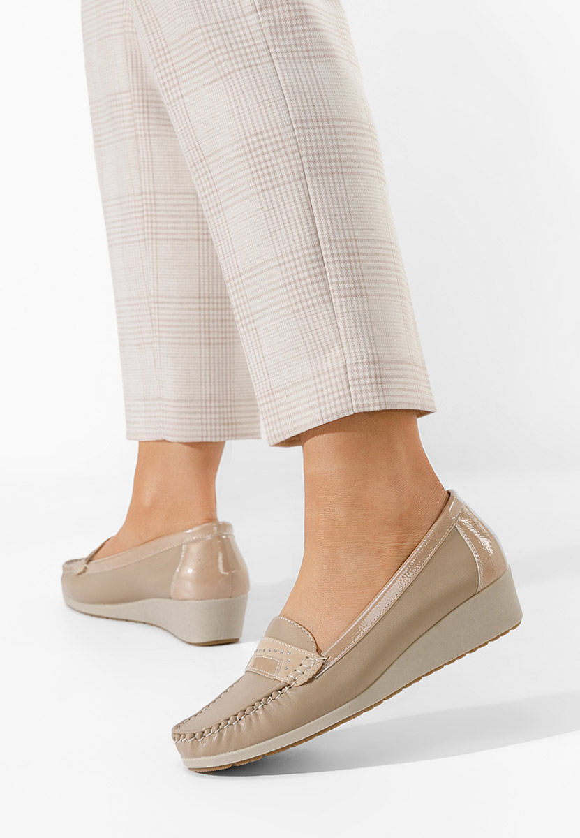 Mocassini da donna Elouise Beige