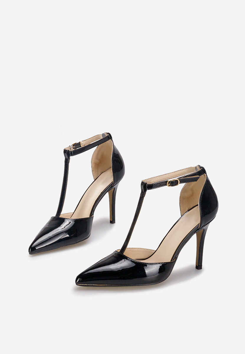 Décolleté con cinturino Anyara nero