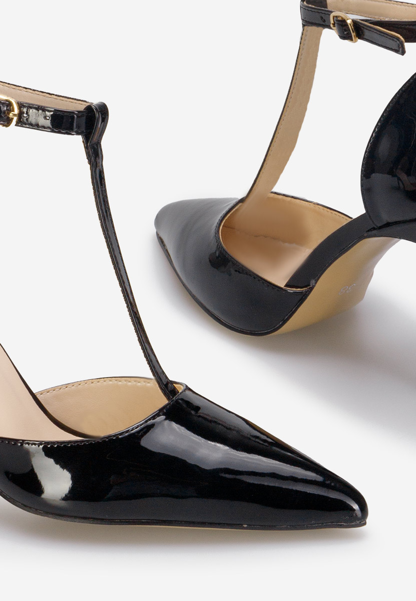 Décolleté con cinturino Anyara nero