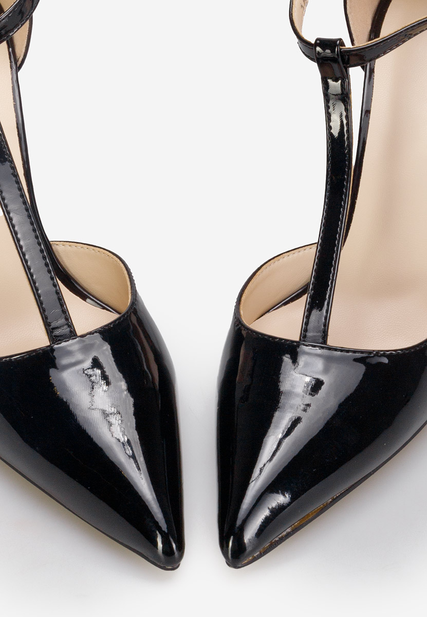 Décolleté con cinturino Anyara nero