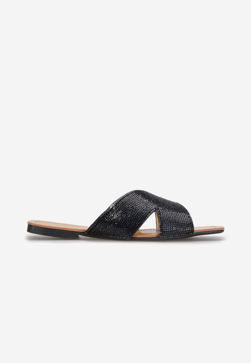 Ciabatte eleganti Reya nero