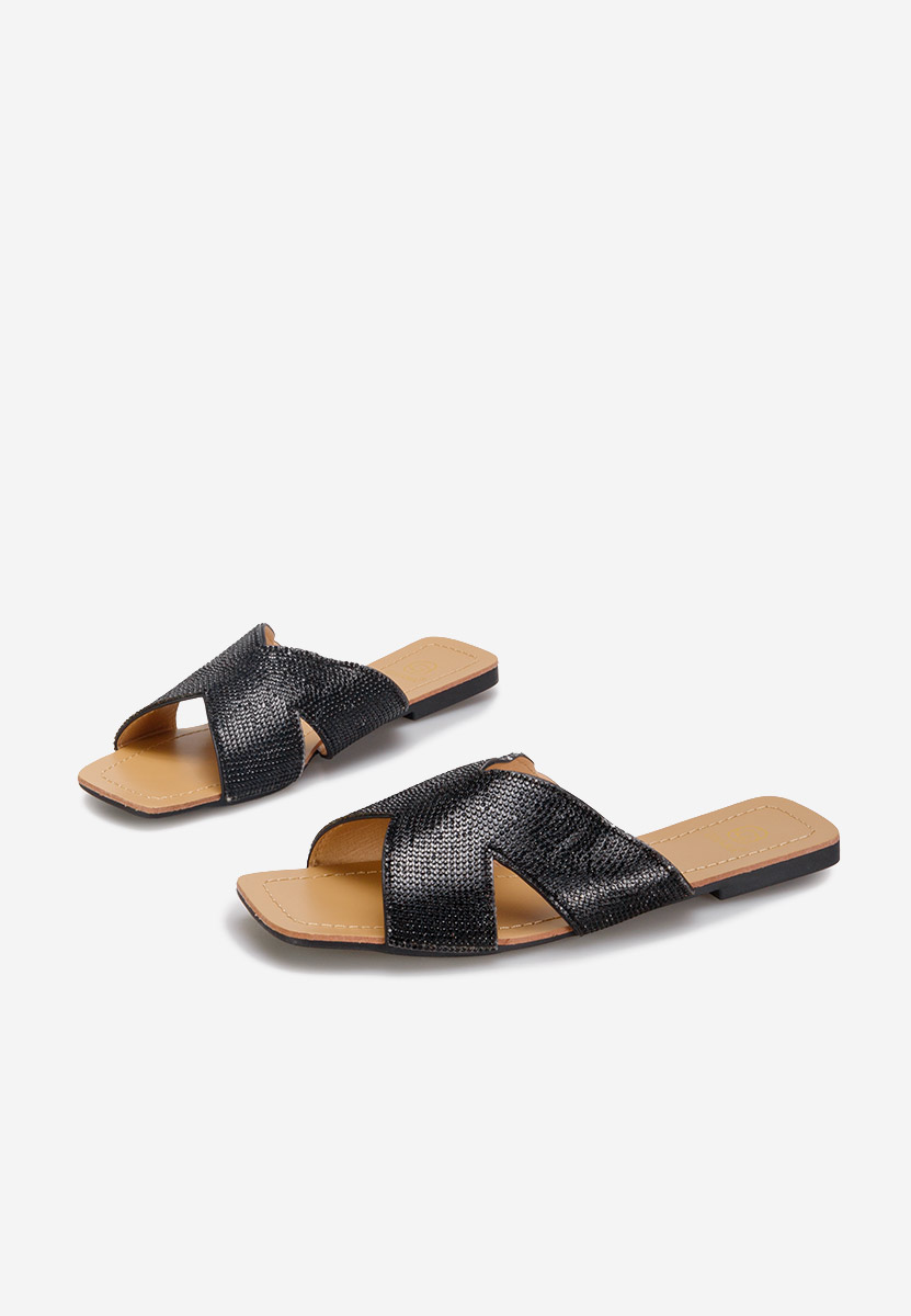 Ciabatte eleganti Reya nero