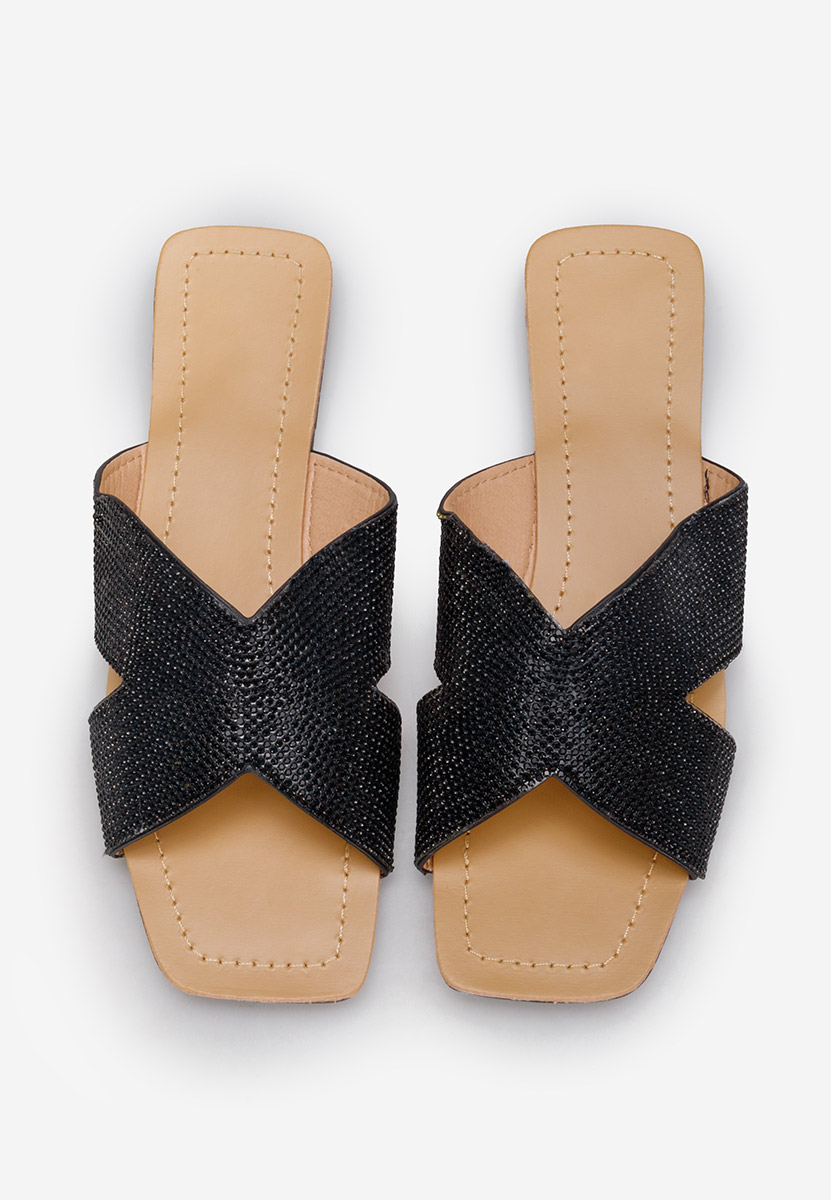 Ciabatte eleganti Reya nero