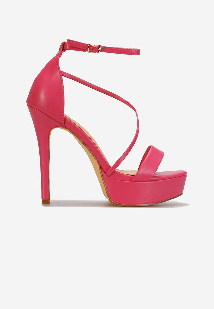 Sandali con tacco Jordy Fucsia