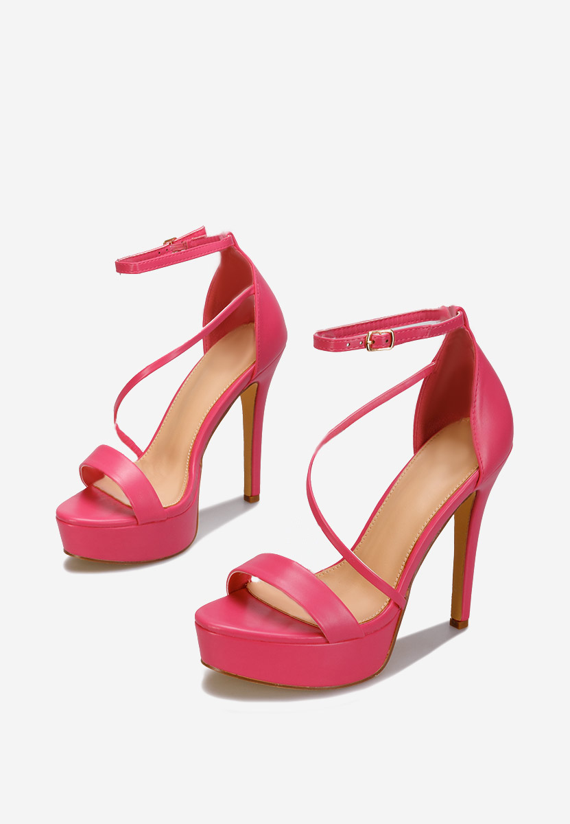 Sandali con tacco Jordy Fucsia