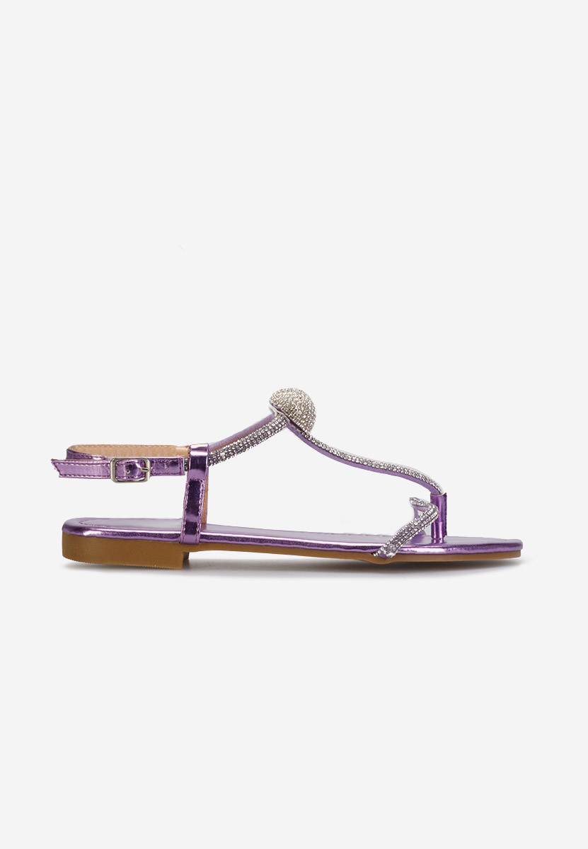 Sandali gioiello Zornia Viola