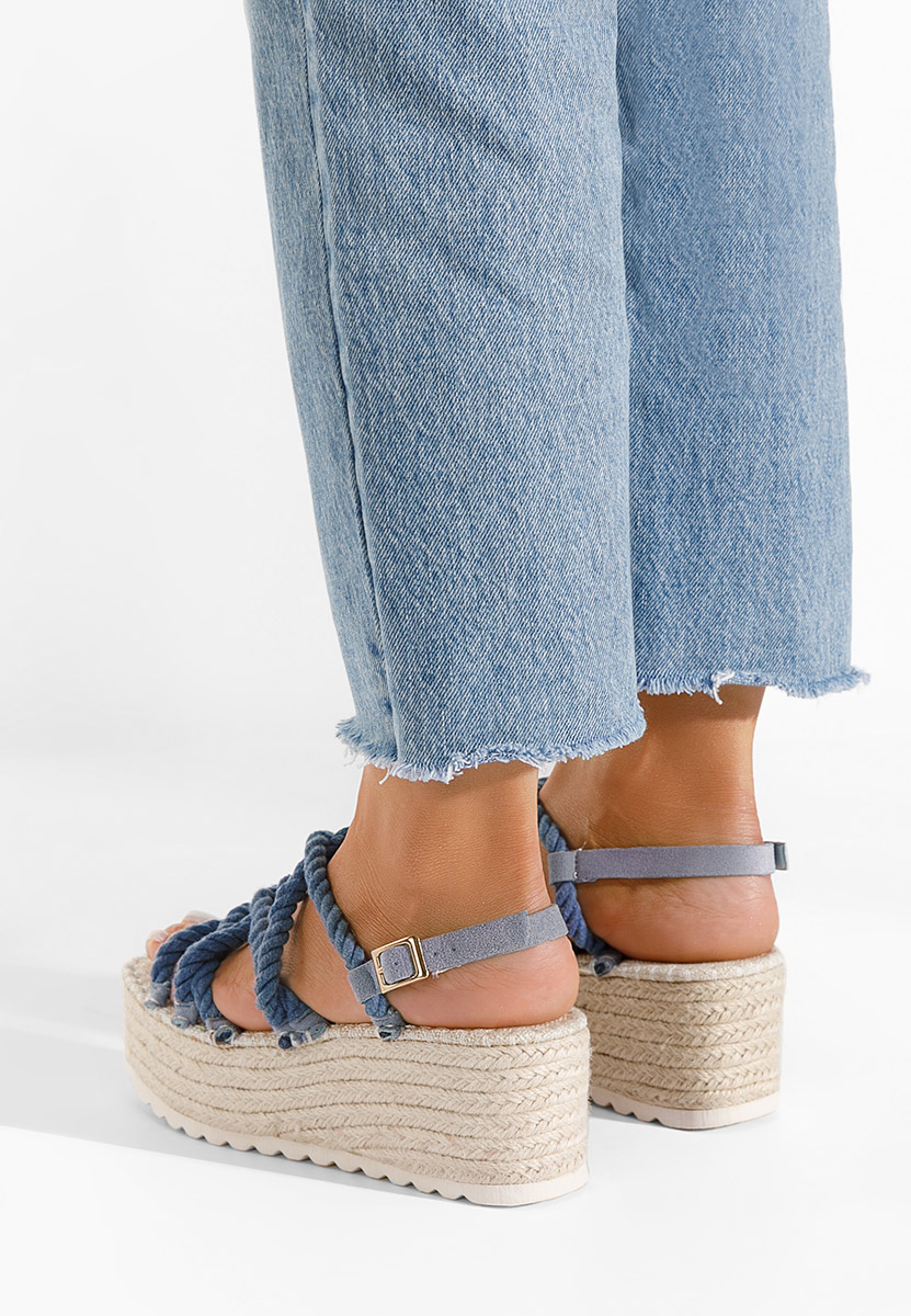 Espadrillas platform Apia Blu