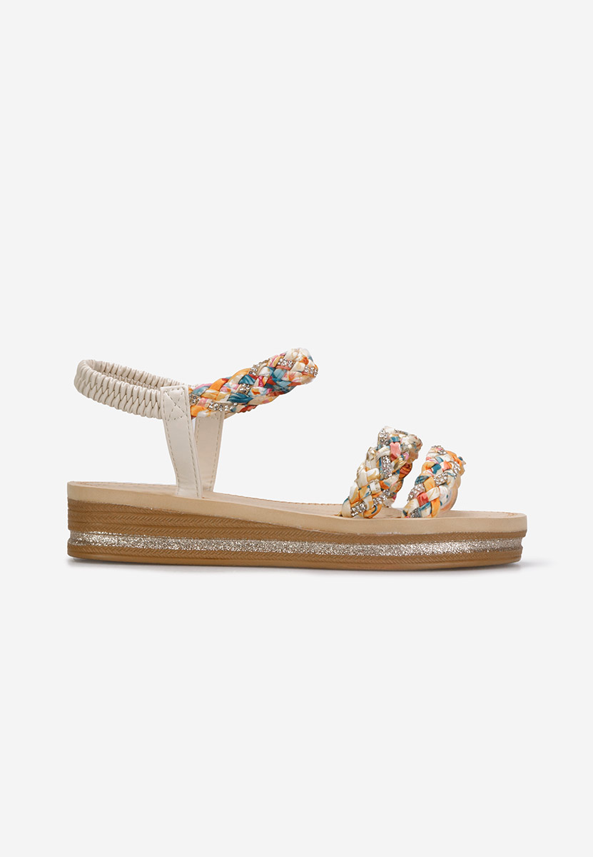 Sandali con plateau Moniela beige