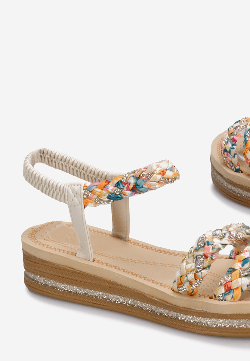 Sandali con plateau Moniela beige