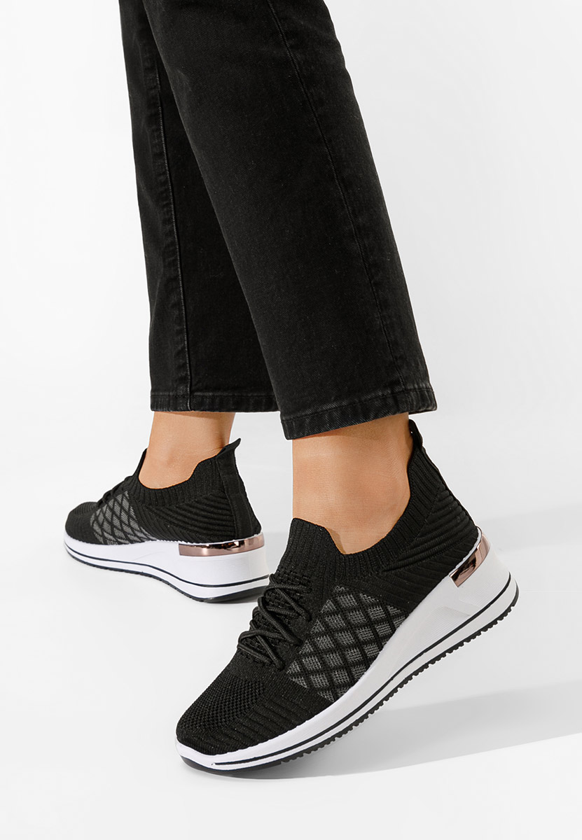 Sneakers con zeppa Uvesa nero