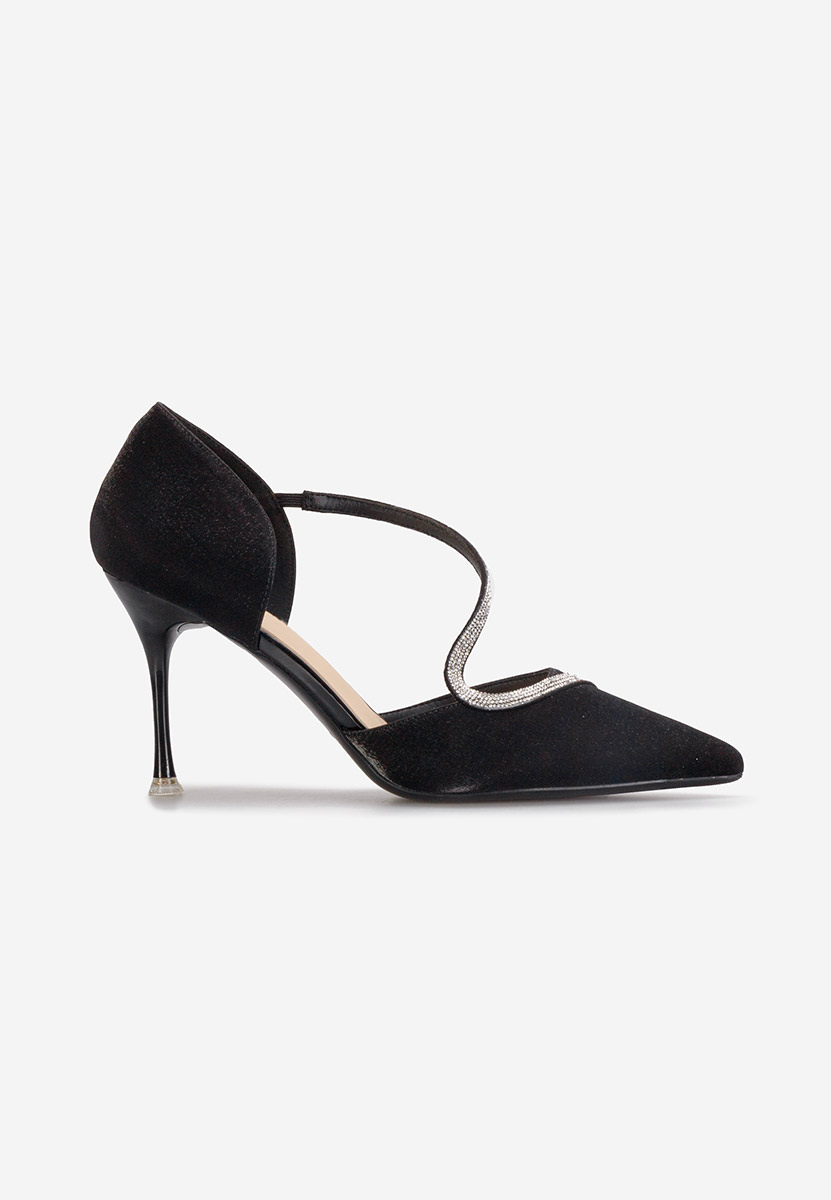 Décolleté gioiello nero Lavada