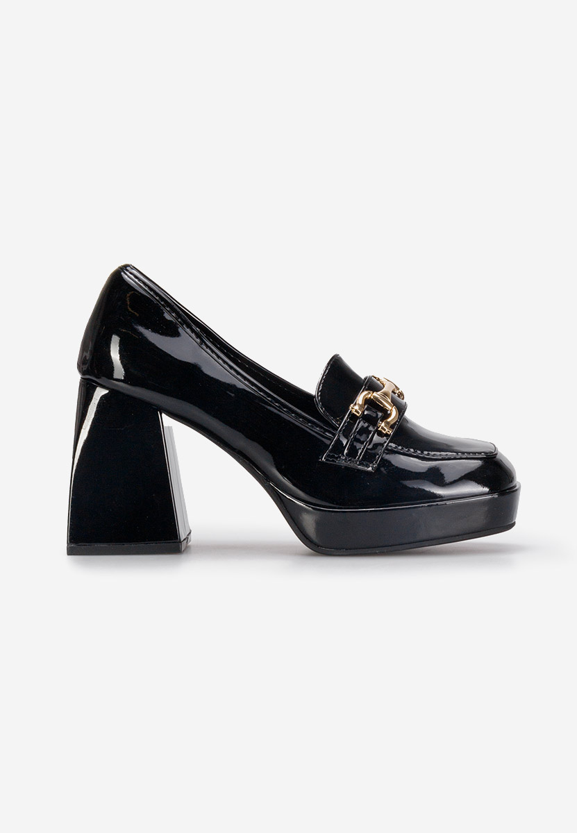Décolleté in vernice nero Ina V2