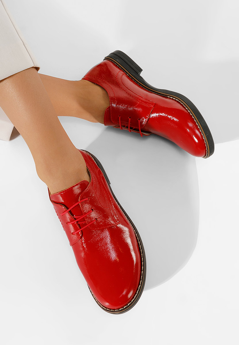 Scarpe derby pelle Otivera V3 rosso