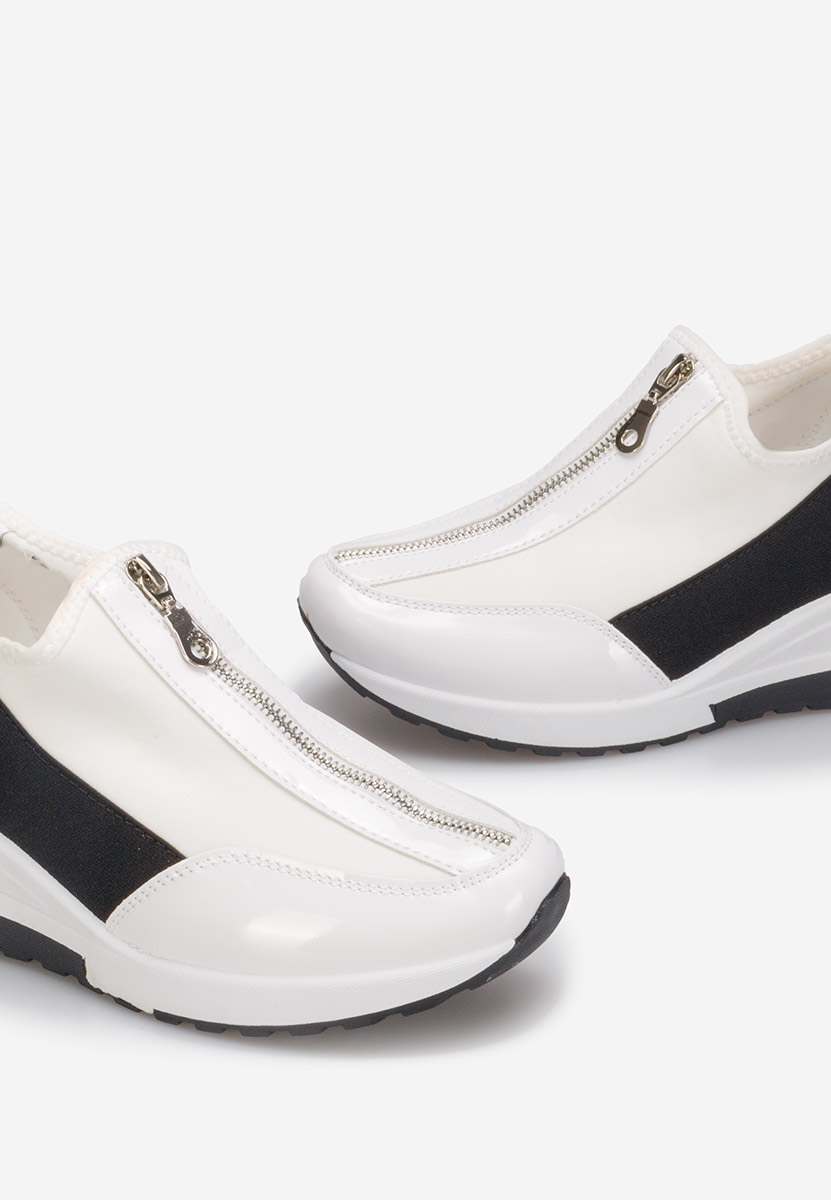 Sneakers con zeppa Dollie bianchi