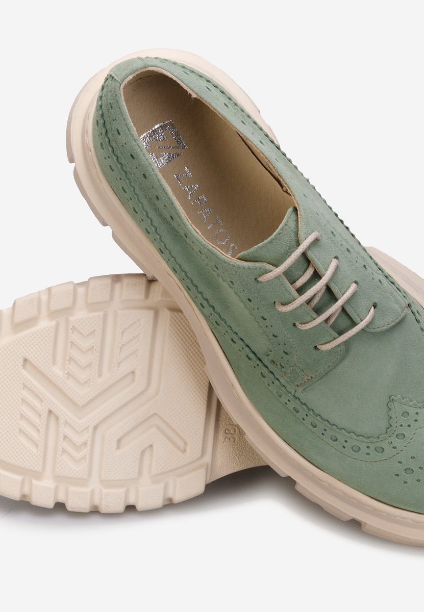 Stringate nere da donna con dettagli brogue con allacciatura oxford Lora Ferres