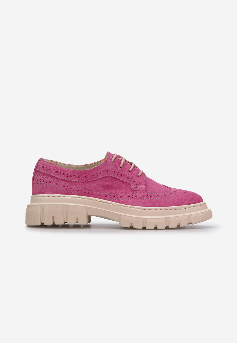 Scarpe pelle Henise fucsia