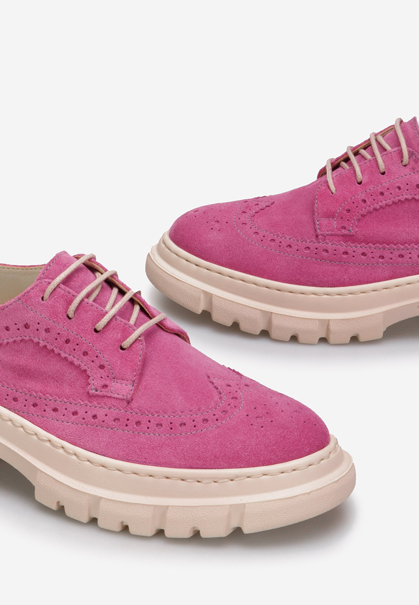 Scarpe pelle Henise fucsia