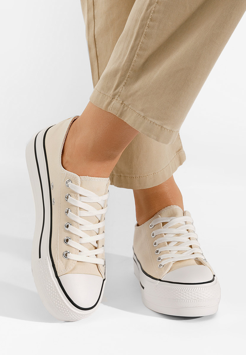 Scarpe da ginnastica donna Machera Beige