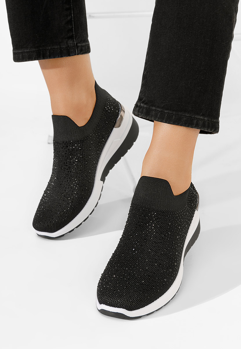 Sneakers con zeppa Alsina nero