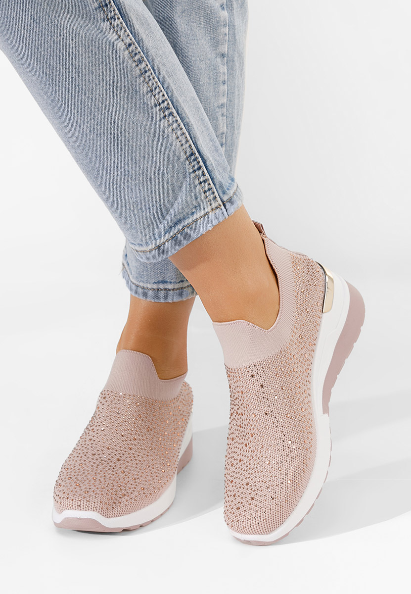 Sneakers con zeppa Alsina rosa