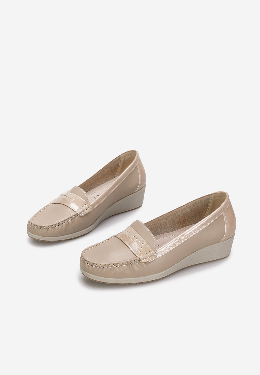 Mocassini da donna Elouise Beige