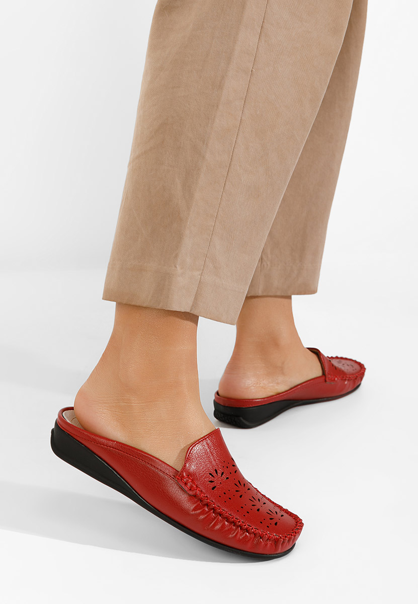 Zoccoli donna Pianura Rosso