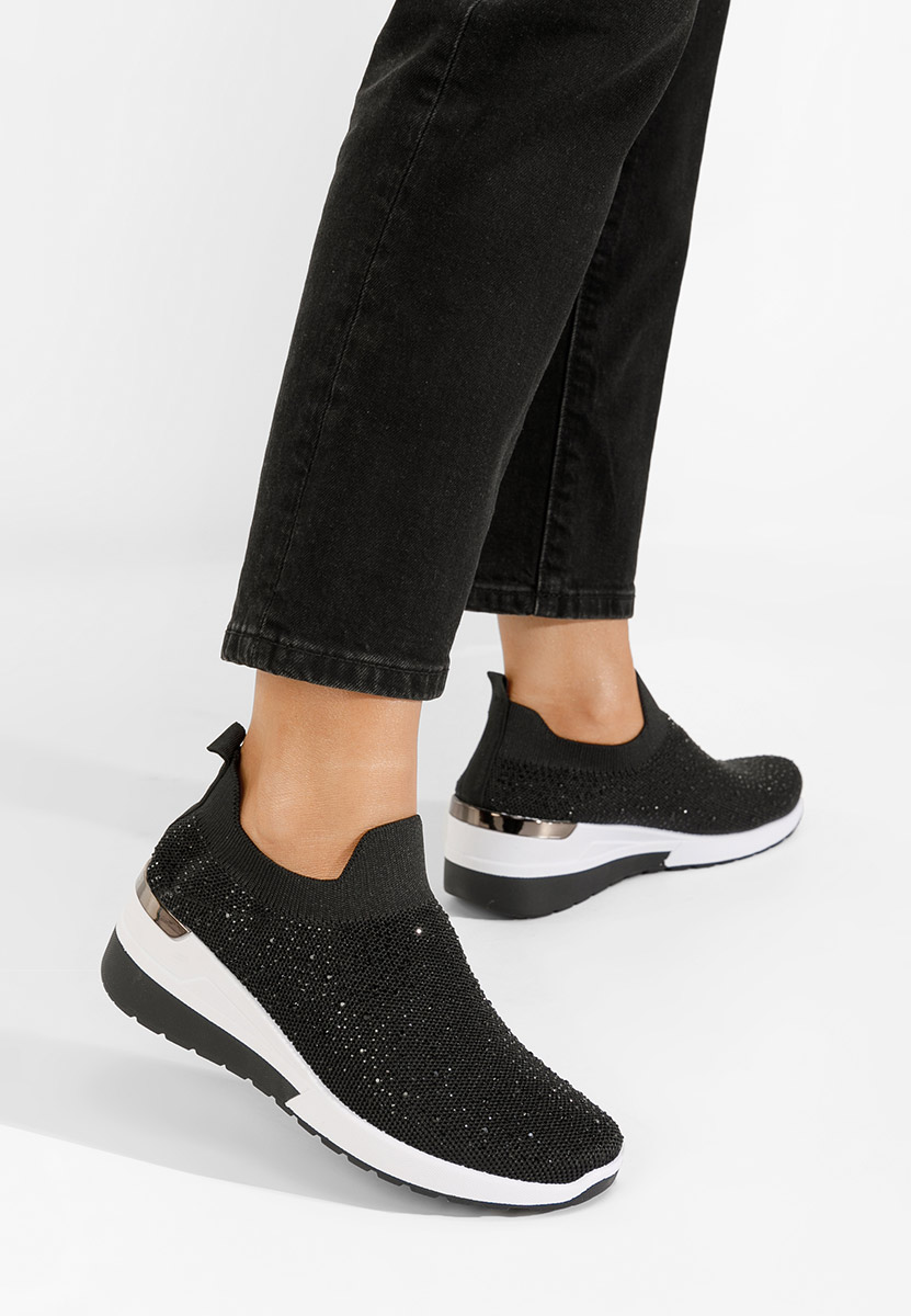 Sneakers con zeppa Alsina nero