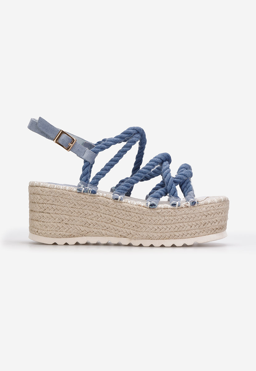 Espadrillas platform Apia Blu