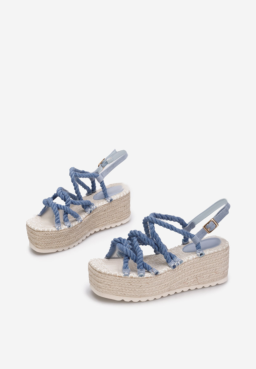 Espadrillas platform Apia Blu