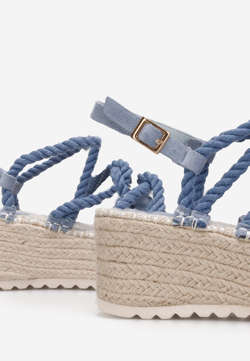 Espadrillas platform Apia Blu