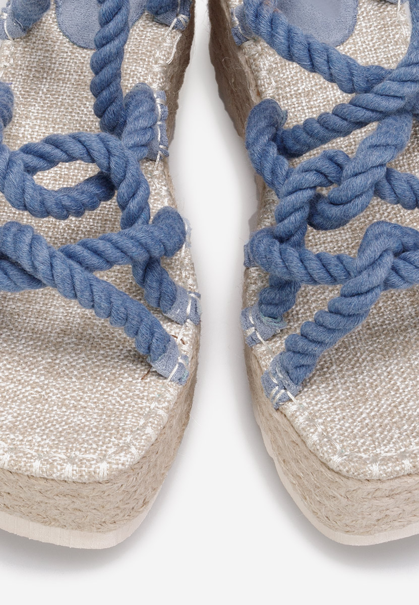 Espadrillas platform Apia Blu