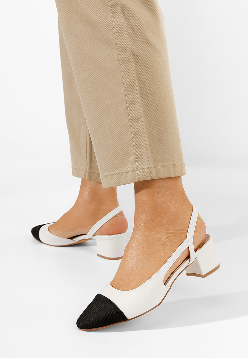 Décolleté Slingback Varese Bianchi