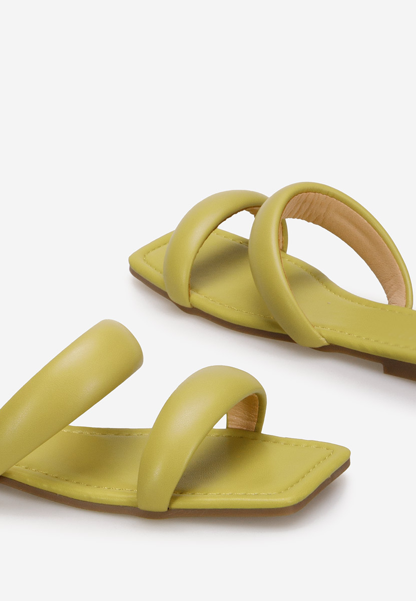 Pantofole senza tacco Aymani Lime