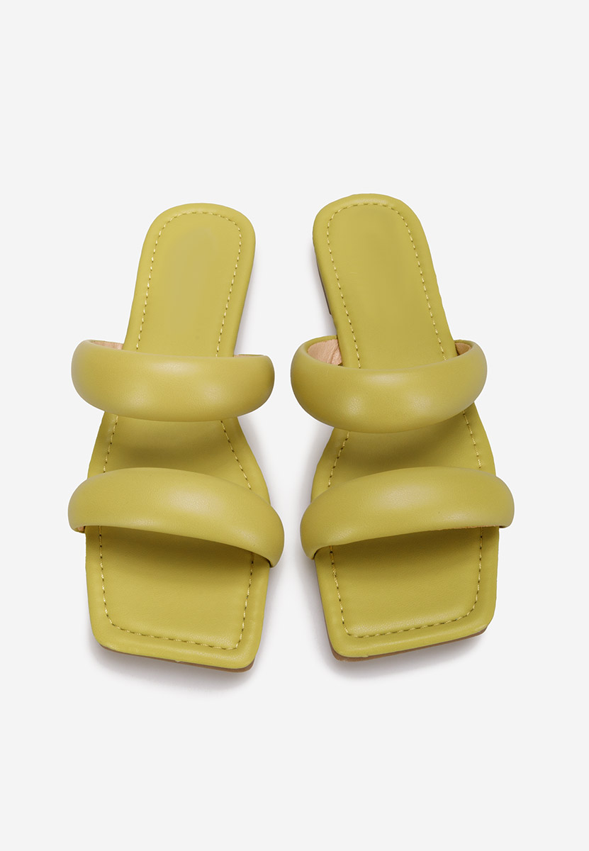 Pantofole senza tacco Aymani Lime