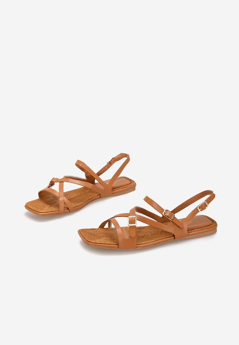 Sandali bassi Sresa Camel