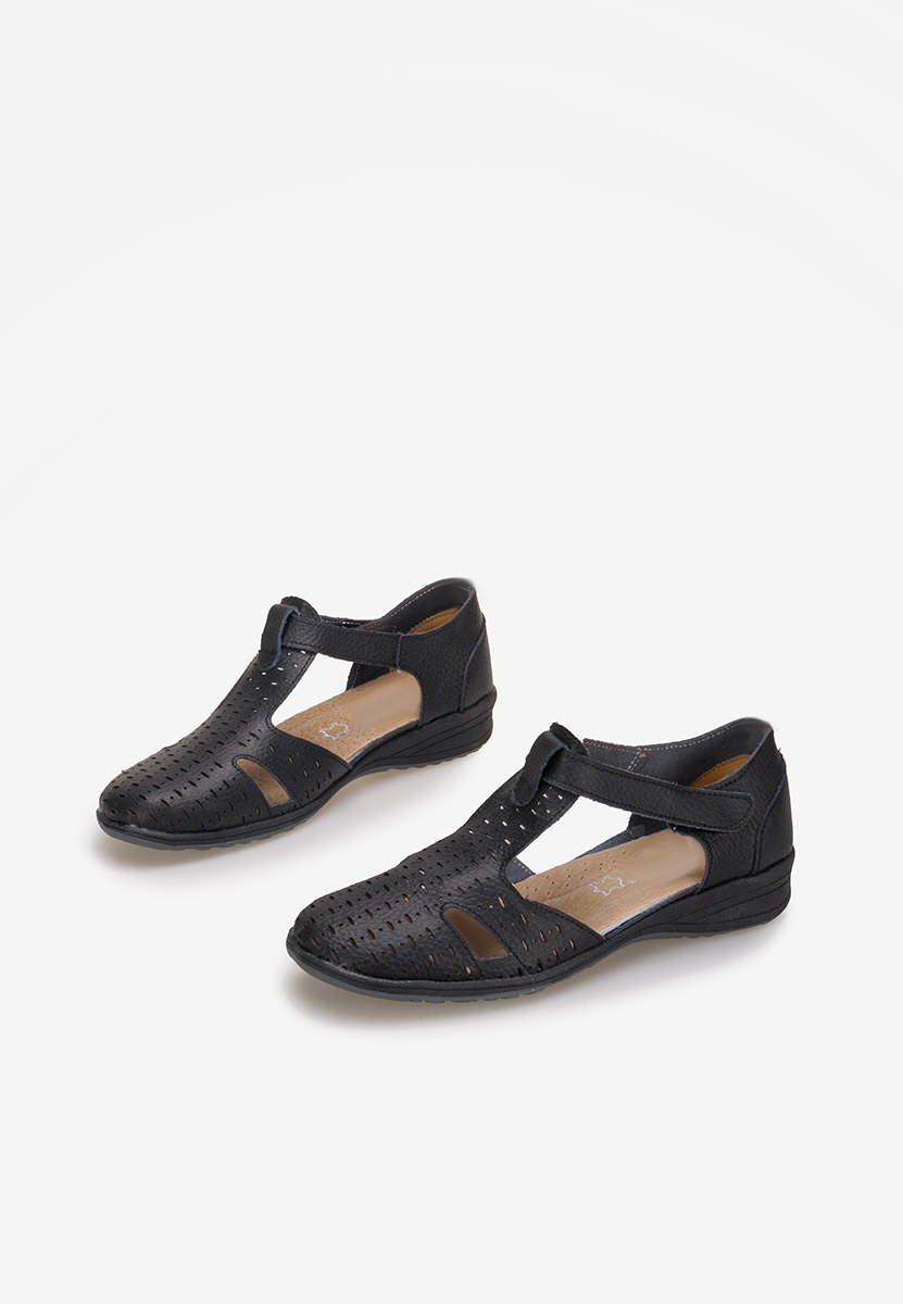 Ballerine cuoio Zelina Nero