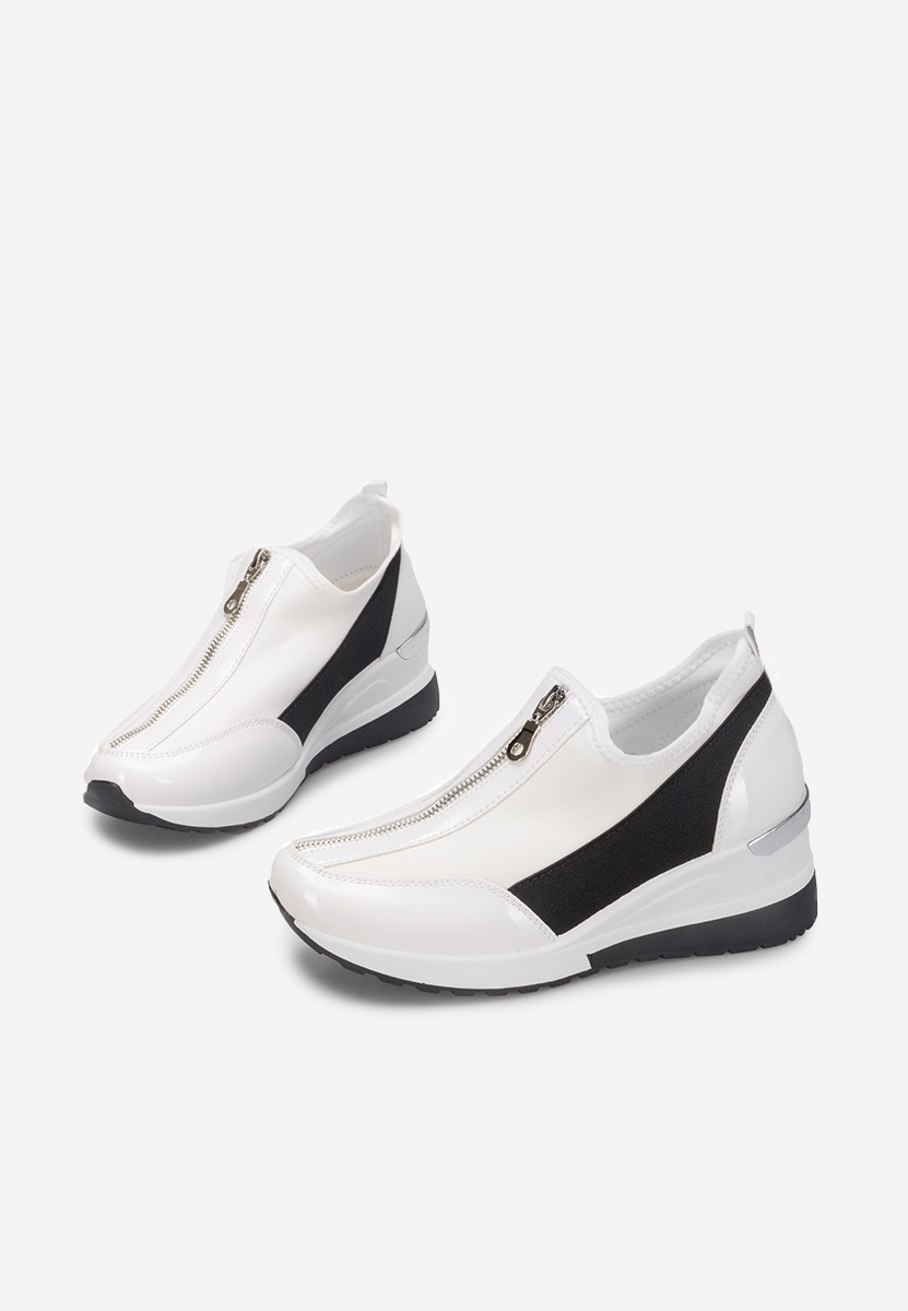 Sneakers con zeppa Dollie bianchi