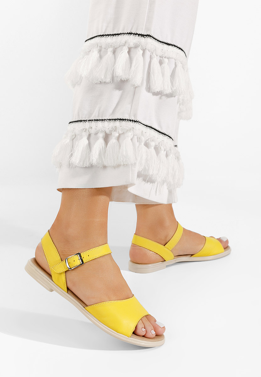 Sandali bassi Viadana gialle