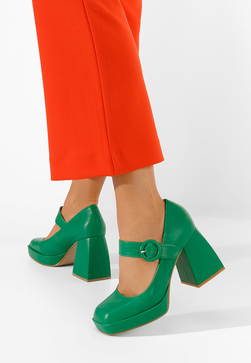 Décolleté tacco largo Lavosa Verdi