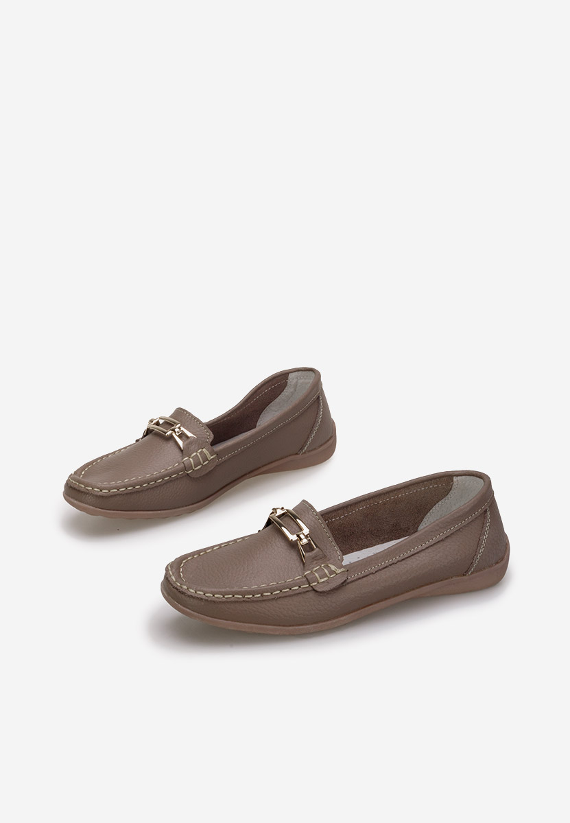 Mocassini pelle Celetina cachi