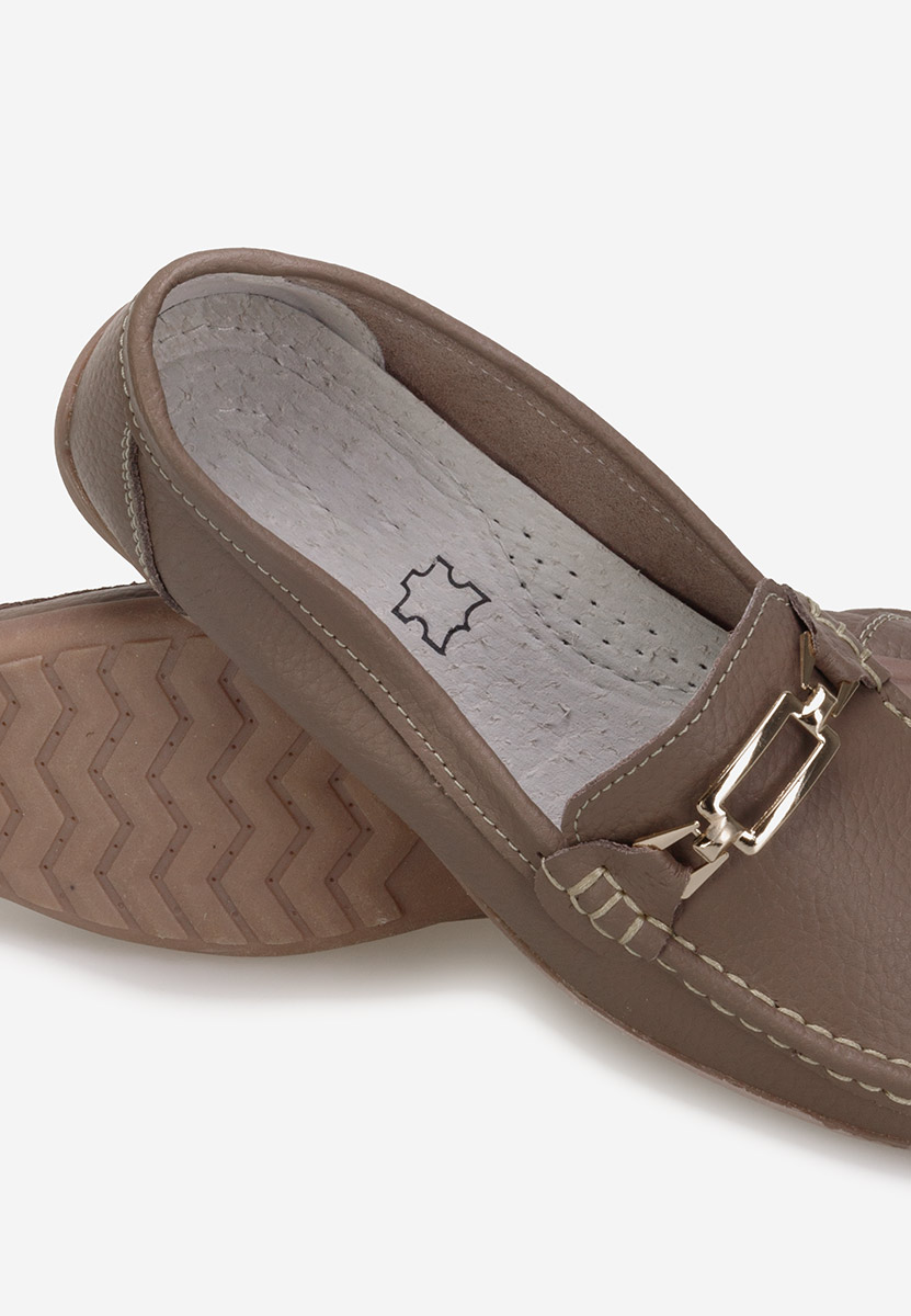 Mocassini pelle Celetina cachi