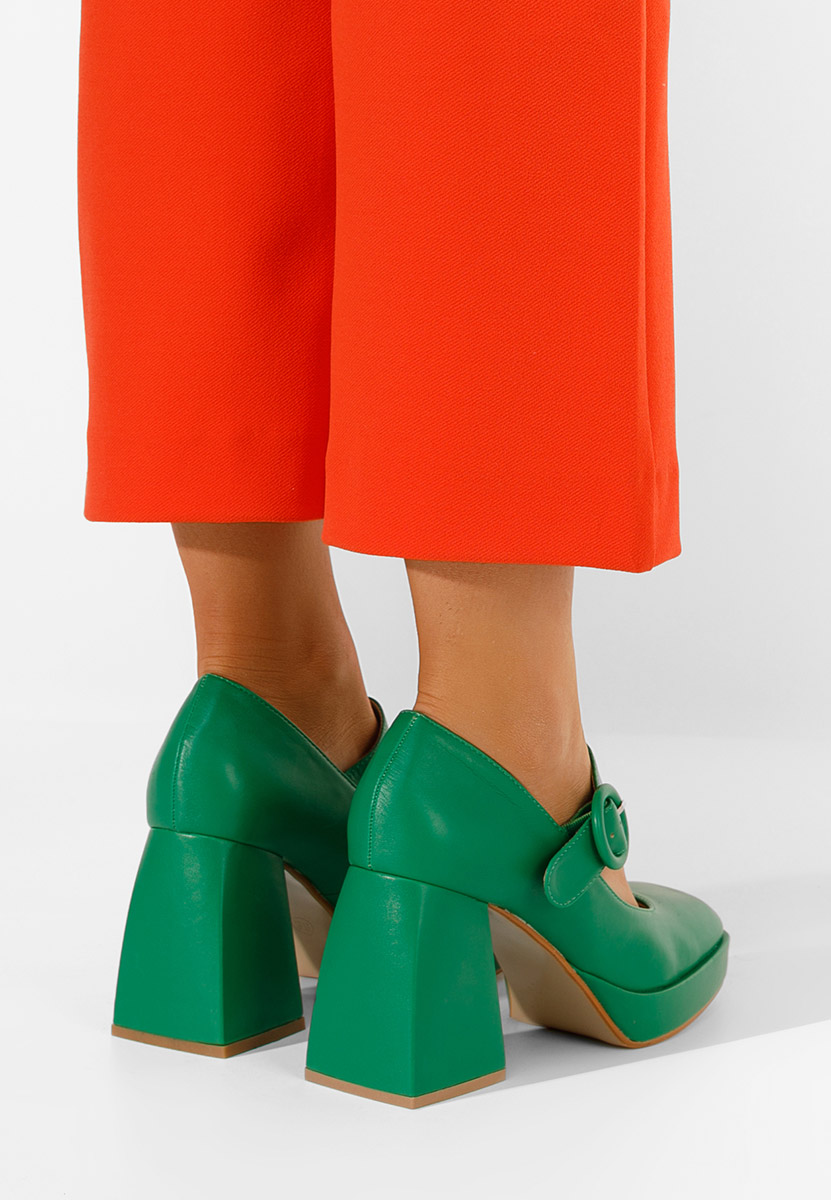 Décolleté tacco largo Lavosa Verdi