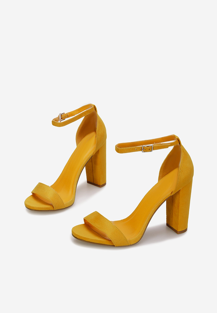 Sandali con tacco largo Palea Gialle