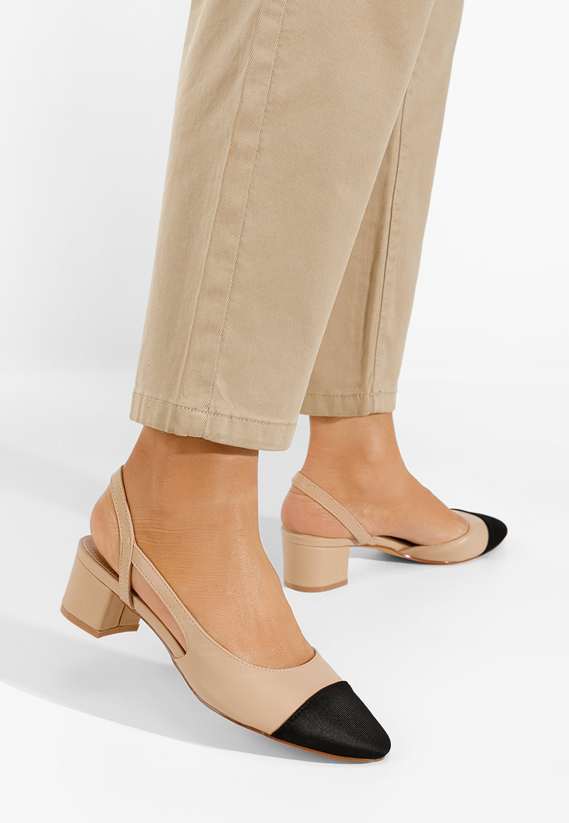 Décolleté Slingback Varese beige