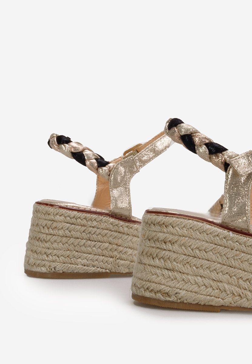 Sandali Méduse Originali In PVC Oro, Taglia 26 EU - Stile Francese Per Spiaggia E Piscina, Senza Ftalati - 3