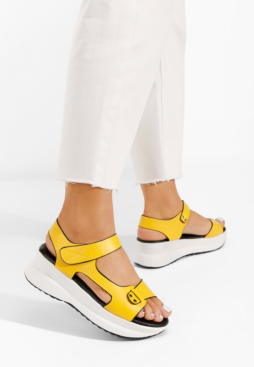 Sandali platform Blueberry gialle Sandali platform Blueberry gialle