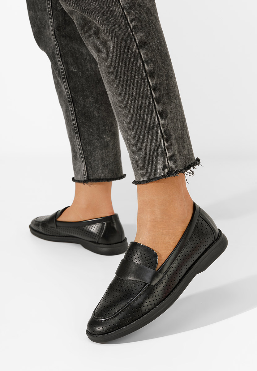 Mocassini da donna Morvana Nero