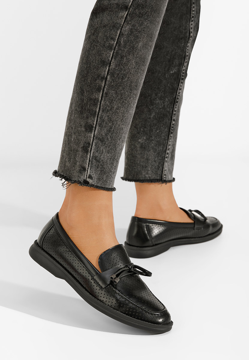 Mocassini donna estivi Morvana V3 Nero